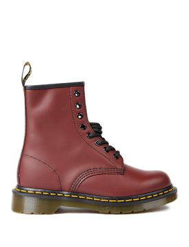 Anfibi 1460 Smooth rossi in pelle