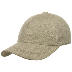 Structured Linen Cap by Alfonso DEste - green - Female - Size: One Size