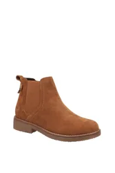 Women's 'Maddy Wide' Ankle Boots in Tan Size: 5 - Tan - Size: 5