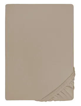 Jersey-Elastic-Topper-Spannbetttuch basalt, 1x 180x200 cm - 200x220 cm - Biberna - FashionsVida