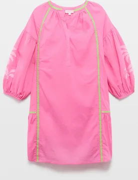 Vestido con trabajo bordado - Stella Rittwagen - FashionsVida