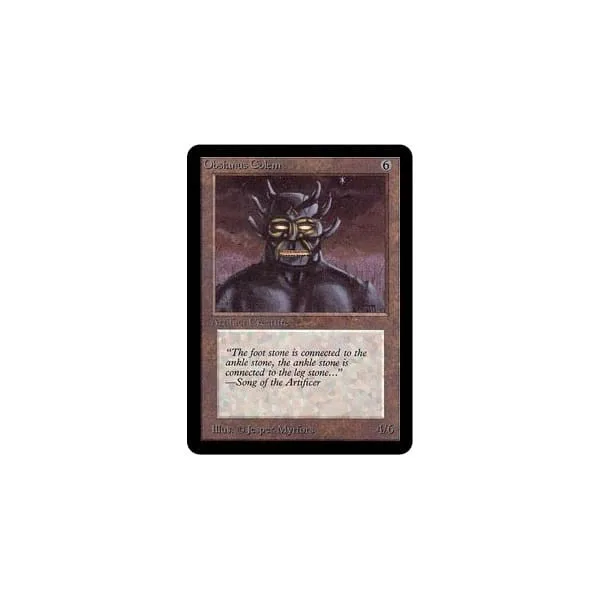 Obsianus Golem Alpha - Magic: The Gathering - FashionsVida