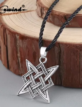 Cxwind Retro Slavic Norway Viking Square Pendant Necklace Star Rus Amulet Pendant Talisman Pagan Pendants Necklaces Men Jewelry - Aliexpress - FashionsVida