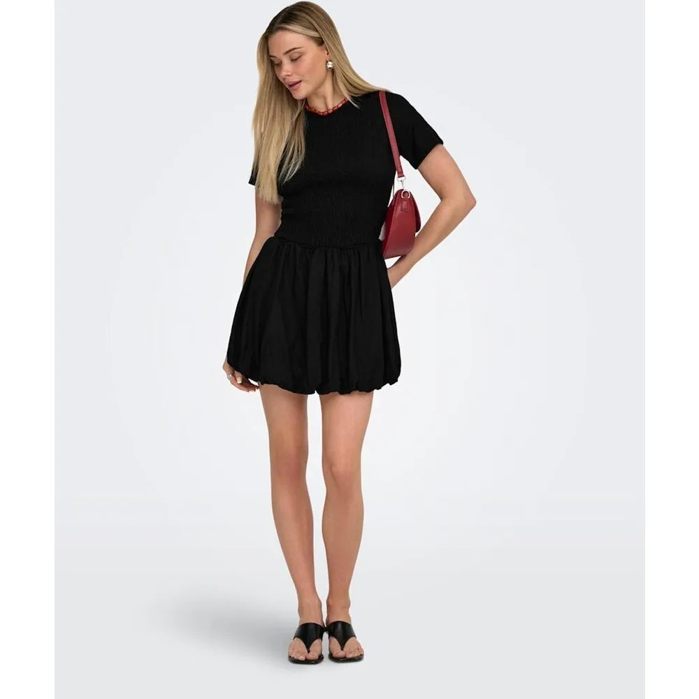 Vestido de manga corta con escote redondo - Only - FashionsVida