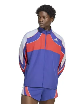Giacca Adizero Archive Running Dual Indigo / Semi Lucid Red / White XL