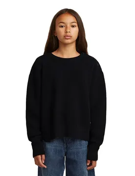 Pull Fisherman Cropped Dark Black 14 Années Fille