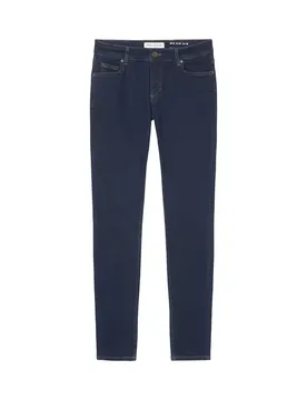 DENIM TROUSER, MID WAIST, SLIM FIT, female