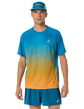 T-shirt de running Road Fade orange L - Asics - FashionsVida
