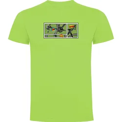 Maglietta A Maniche Corte Comic Light Green