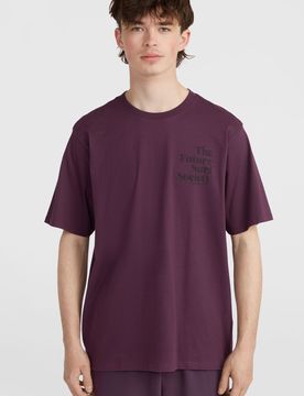 Future Surf Society T-Shirt - Lila - Herren - Größe: XS