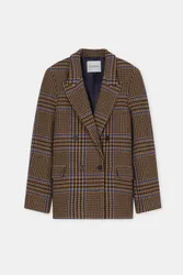 Fitted doublebreasted blazer female