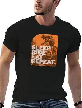 Sleep Ride Eat Repeat, Downhill Mountain Bike T-Shirt Modern Print Casual T-Shirt - Aliexpress - FashionsVida