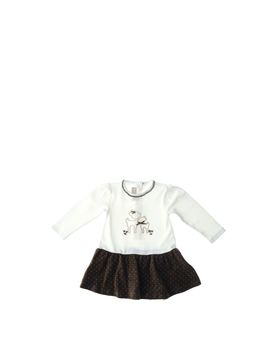 Abito girocollo MARRONE 062/3M