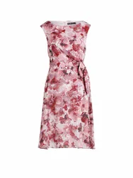 Robe cocktail rouge foncé 42