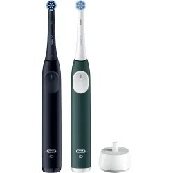 Pack 2 cepillos de dientes eléctricos Oral-B iO 2 DUO con 2 cabezales