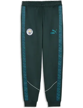 Pantalon Manchester City Fc King Anthem Green Terrain / Tropical Blue S - Puma - FashionsVida