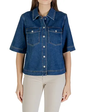 Only Hemd Blau 487962