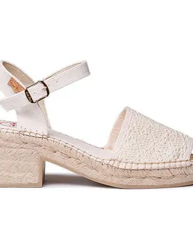 Sandali Con Tacco Dorotea-ad Ecru EU 37