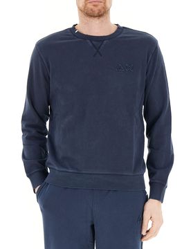 SUN68 Felpa girocollo BLU NAVY XL