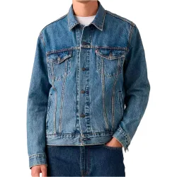 The trucker chaquetas hombre Azul
