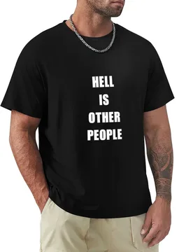Hell Is Other People - Jean Paul Sartre Quote / Funny Quote Design T-Shirt Sun Protective Outdoor Tee Top - Aliexpress - FashionsVida