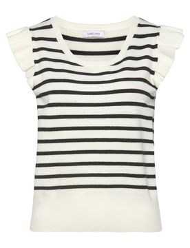LASCANA Jersey crema / negro