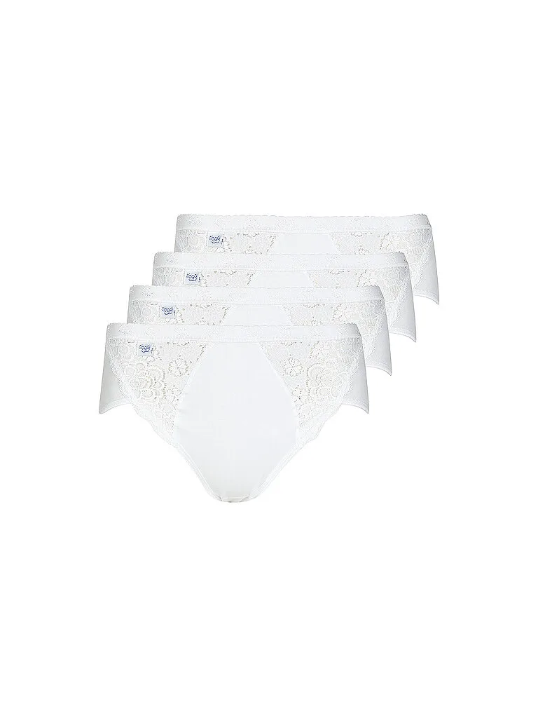 Slip Midi Chic pack de 4 (Blanco) blanco 42 - Sloggi - FashionsVida