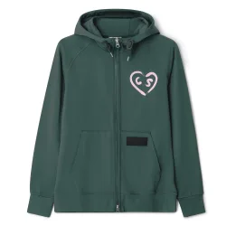 Cross Jacke Heart, gruen l