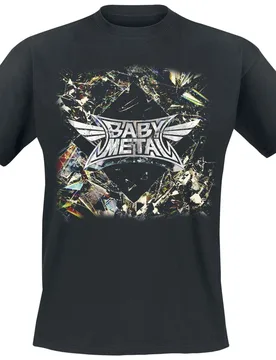 T-Shirt - Album Cover - S bis 3XL - für Männer - Größe XXL - schwarz - Lizenziertes Merchandise! - Männer - male - Babymetal - FashionsVida