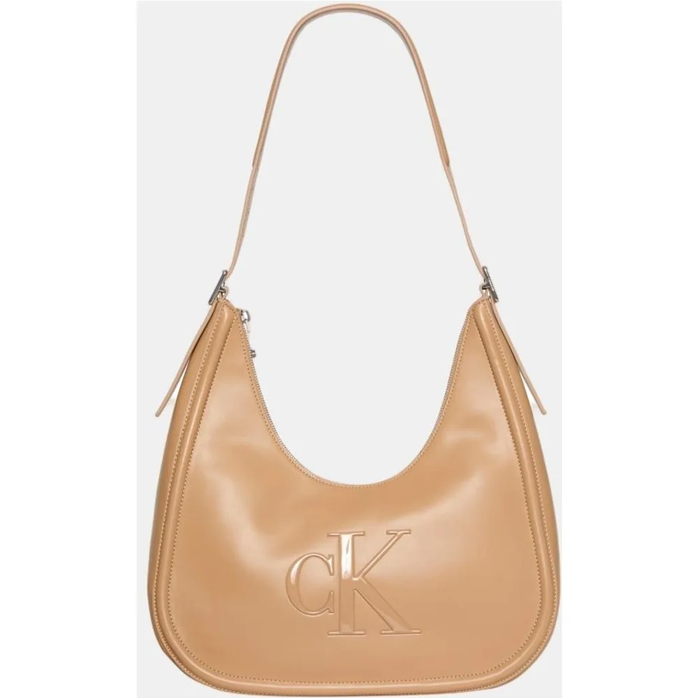 Bolso de hombro con logo a tono - Calvin Klein - FashionsVida