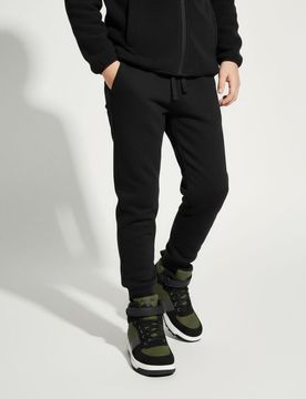 Pantaloni jogger imbottiti - nero