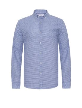 Moxx Paris Camisa azul / blanco