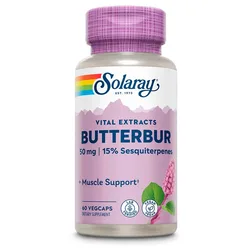 Solaray Pétasite 50 Mg 60 Unités