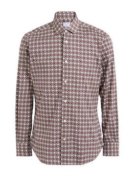 Camisa Hombre Marrón chocolate 40 Hombre