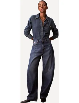 Vaquero Mujer Fit Barrel Extremo - Calvin Klein Jeans - FashionsVida