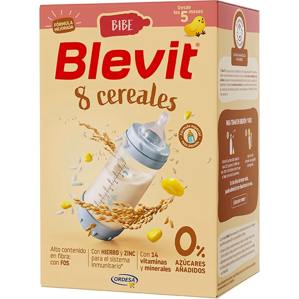 Papilla Bibe 8 Cereales 500 g - Blevit - FashionsVida