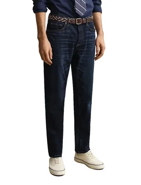 Jeans 1000011 Regular Fit Dark Blue Broken In 38 - Gant - FashionsVida