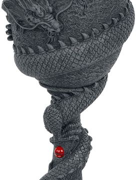 Gothic Kelch - Dragon Coil Goblet - schwarz - None - unisex