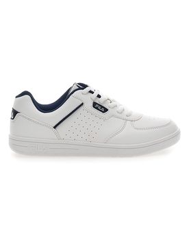 Sneakers Bianche con profilo Blu Court Teens 38