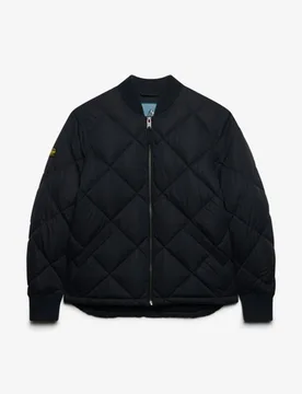 Superdry Herren Gesteppte Diamantjacke Navy - Größe: S - 129.99 - FashionsVida