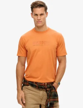 Superdry Herren Utility Sport T-shirt mit Grafik Orange - Größe: Xxl - 39.99 - FashionsVida
