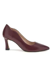 Décolleté bordeaux a punta con tacco medio 3701 37
