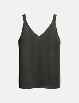 Blusentop aus Viskose Zovi Schwarz 40 - someday - FashionsVida
