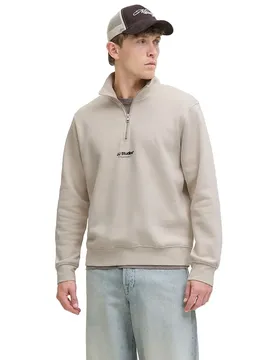 Felpa Con Zip Soho Quarter Moonbeam XL