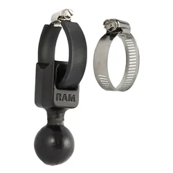 Strap Hose Clamp Base Black One Size unisex