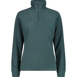 Sweat Damen Rollkragenpullover, grün D40