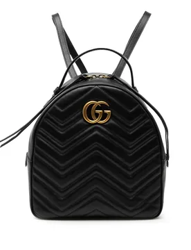 Small GG Marmont Matelasse Leather Backpack - Gucci - FashionsVida