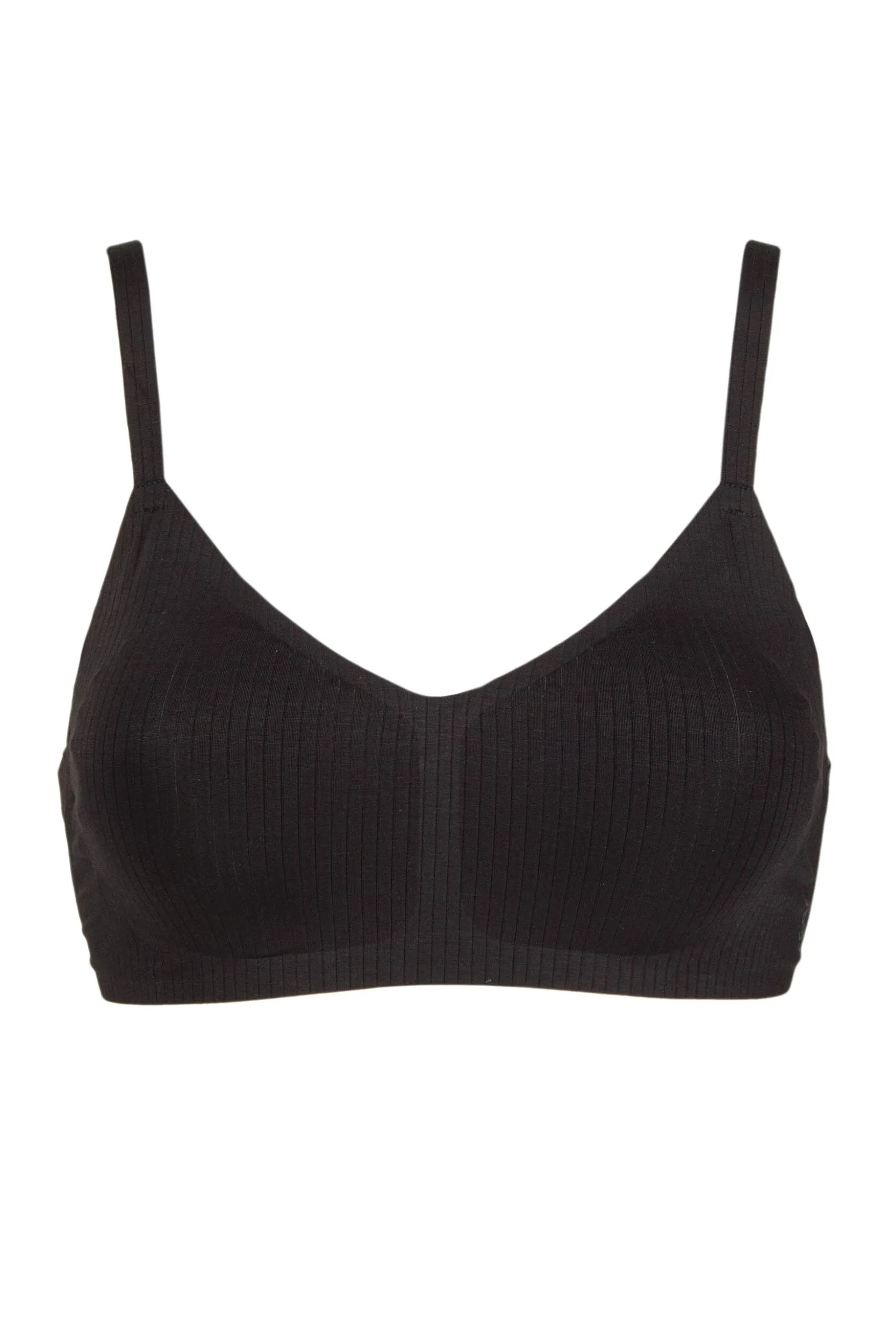 Women's 1 Pack Sloggi Zero Feel Pure Soft Bra Black Medium - Black - Size: Medium - SockShop - FashionsVida