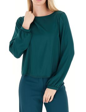 Blusa maniche lunghe PETROLIO XL