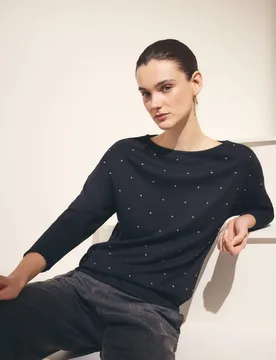 Sudadera de viscosa lisa de mujer - Woman El Corte Inglés - FashionsVida